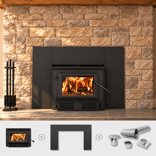 Wood Insert - CW2900 + FACEPLATE + 35' LINER KIT | Century Heating | Wood insert