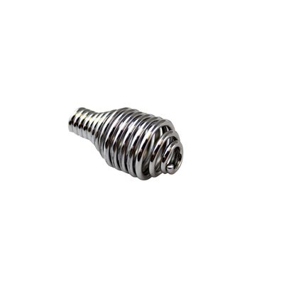 3/8" NICKEL COIL HANDLE | Century Heating | Wood insert