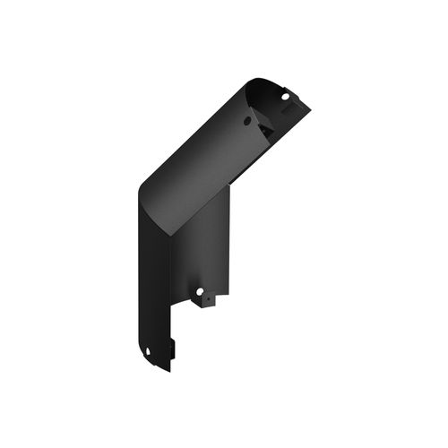 45° ELBOW APPROVED SBIHA SHIELD SINGLE WALL BLACK PIPE - 8"Ø | Century Heating | Wood insert