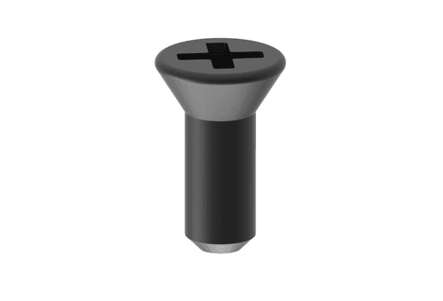 VIS FILETAGE COUPANT 8-32 TYPE "F" x 7/16" PLATE QUADREX NOIR | Century Heating | Encastrable à bois