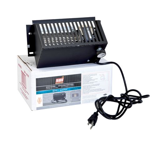 BLOWER WITH VARIABLE SPEED CONTROL | 100 CFM | Century Heating | Wood insert
