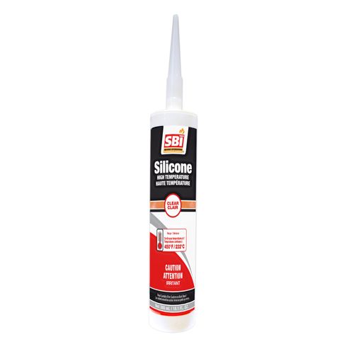 HIGH TEMPERATURE CLEAR SILICONE (300 mL / 10.1 fl oz) | Century Heating | Wood insert