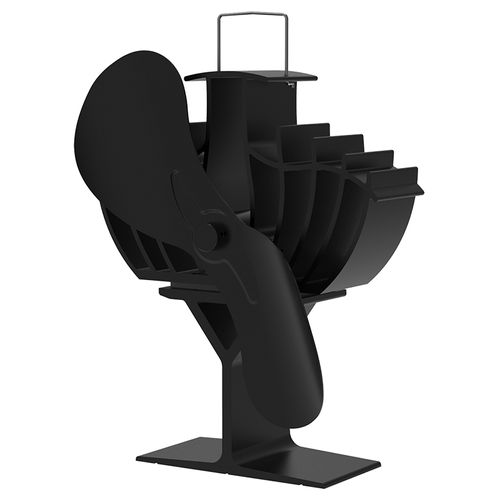 VENTILATEUR NOIR ACTIVÉ PAR LA CHALEUR (165 PCM) | Century Heating | Encastrable à bois