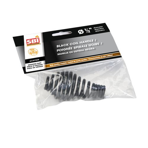 1/2" BLACK COIL HANDLE | Century Heating | Wood insert