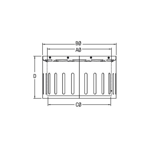 6" VORTEX VENTED STOVE ADAPTER | Century Heating | Wood insert