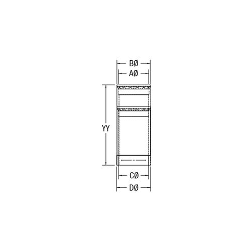 TUYAU DOUBLE PAROI TÉLESCOPIQUE VORTEX 6" (18"-30") | Century Heating | Encastrable à bois