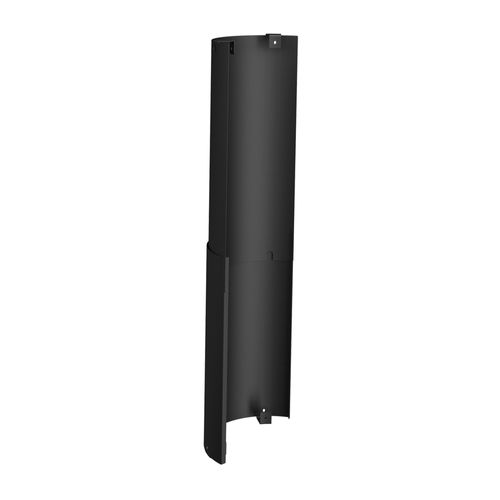 ÉCRAN COUPE-CHALEUR TÉLESCOPIQUE APPROUVÉ SBIHA 6" X 14"-22" NOIR SIMPLE PAROI | Century Heating | Encastrable à bois