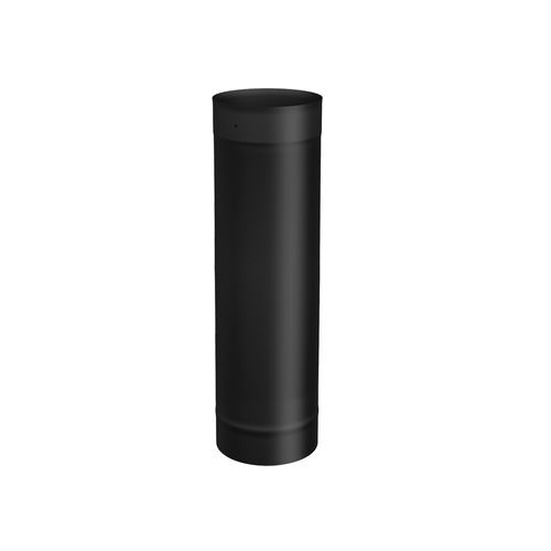BLACK SINGLE WALL PIPE - 8"Ø X 12"L | Century Heating | Wood insert