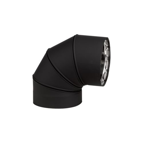 90° ELBOW 6" VORTEX DOUBLE WALL | Century Heating | Wood insert