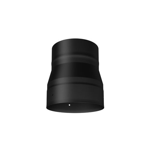 8" TO 7" REDUCER SINGLE WALL BLACK PIPE | Century Heating | Wood insert